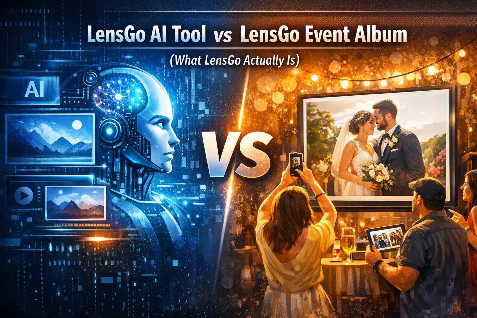 LensGo AI Tool vs LensGo Event Album (What LensGo Actually Is)