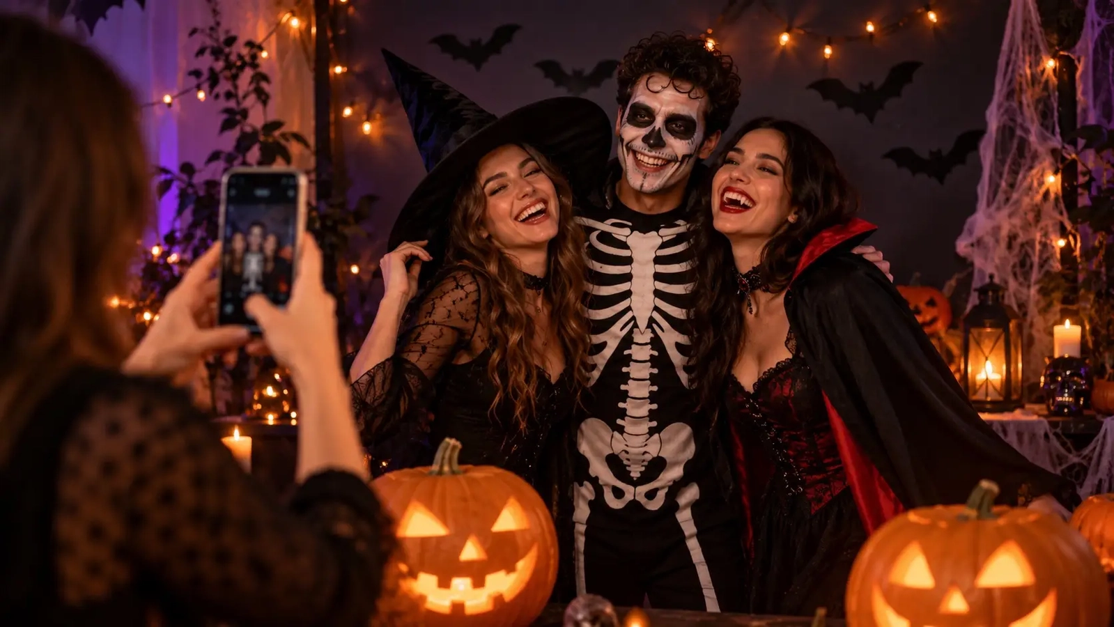 20 idéer til Halloween-fotos og telefon-tips til 2026